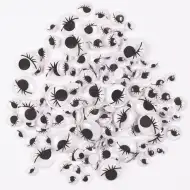 PlayBox: Ochi mobili cu gene, trei dimensiuni, set de 140 de bucăți.