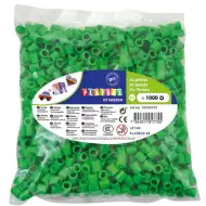 PlayBox: Pachet de 1000 de mărgele termoadezive XL MAXI de 9 mm, culoare verde