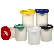 PlayBox: Pahar pentru spălat pensule în diverse culori, 1 bucată