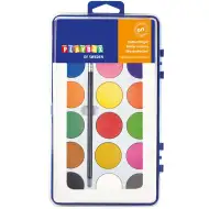 PlayBox: Paletă de acuarele cu 18 culori