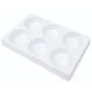 PlayBox: Paletă de pictură goală cu 6 locuri pentru discuri de 44mm.