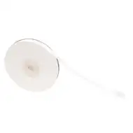 PlayBox: Panglică satinată albă, 10mm, 30m