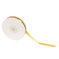 PlayBox: Panglică satinată de culoare aurie, 10mm, 30m.