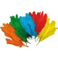 PlayBox: Pene colorate de curcan pentru decorațiuni 120 bucăți