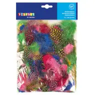 PlayBox: Pene colorate decorative cu mărgele, pachet de 100 bucăți.