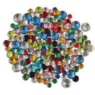 PlayBox: Pietre decorative din plastic, pachet de 1000 bucăți