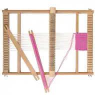 PlayBox: Rama de țesut în formă pătrată pentru țesut, 47x34cm.