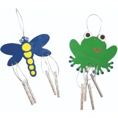 PlayBox: Set DIY de clopoței de vânt cu animale, 12 piese imaginea 2