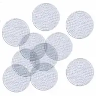 PlayBox: Set de 10 plăci rotunde pentru mărgele MIDI termoadesive de 5mm.