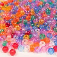 PlayBox: Set de 1000 mărgele transparente pentru confecționarea bijuteriilor