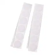 PlayBox: Set de 12 benzi autoadezive albe cu arici, 20mm