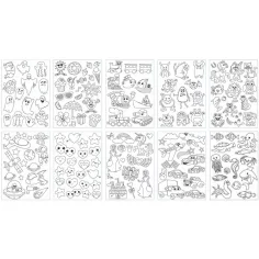 PlayBox: Set de 160 de autocolante colorabile imaginea 2