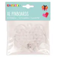 PlayBox: Set de 2 plăci suport pentru mărgele termoadezive, în formă de inimă și fluture