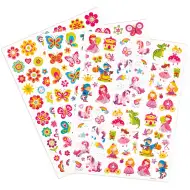 PlayBox: Set de autocolante cu fluturi și prințese, 221 de bucăți