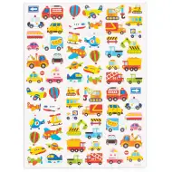 PlayBox: Set de autocolante cu vehicule, 72 de bucăți