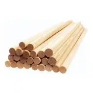 PlayBox: Set de bețe rotunde din lemn, 5 bucăți, 75 cm