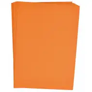 PlayBox: Set de carton portocaliu A4, 25 de bucăți, 180g