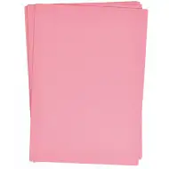 PlayBox: Set de carton roz A4, 25 de bucăți, 180g