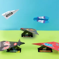PlayBox: Set de confecționat avioane de hârtie artizanale imaginea 2