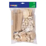 PlayBox: Set de construcție din lemn mix