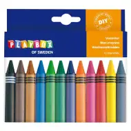 PlayBox: Set de cretă colorată, 12 bucăți, 1,1 cm