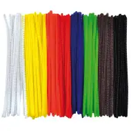 PlayBox: Set de fire chenille colorate, 100 bucăți, 0,3x15cm.