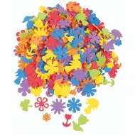 PlayBox: Set de flori colorate din burete, 425 de piese