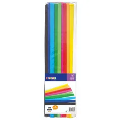 PlayBox: Set de hârtie creponată colorată, 10 bucăți, 50x200cm imaginea 2