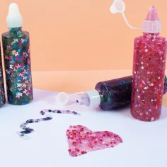 PlayBox: Set de lipici cu sclipici, 6 bucăți imaginea 2