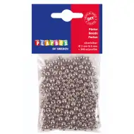 PlayBox: Set de mărgele rotunde argintii, 300 de bucăți