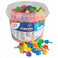 PlayBox: Set de mozaic colorat, mărime medie, 125 de piese, în cutie, 1,5 cm.