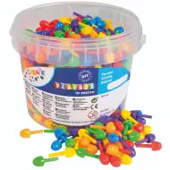 PlayBox: Set de mozaic colorat, mic, 125 de piese, în cutie, 1cm.