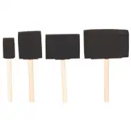 PlayBox: Set de pensule buretate în diverse mărimi, 4 bucăți.