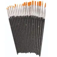 PlayBox: Set de pensule plate, 20 de bucăți