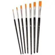 PlayBox: Set de pensule plate, 7 bucăți