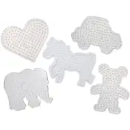 PlayBox: Set de plăci XL pentru mărgele termoadezive - 5 bucăți, forme asortate