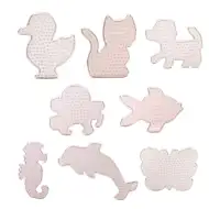 PlayBox: Set de șabloane pentru animale cu mărgele MIDI de 5 mm care se pot călca