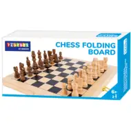 PlayBox: Set de șah din lemn cu tablă pliabilă