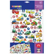 PlayBox: Set mega de autocolante cu vehicule, 500 de bucăți