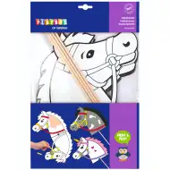 PlayBox: Set pentru crearea unui cal de lemn de jucărie.