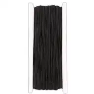 PlayBox: Sfoară elastică neagră, bobină de 50 de metri cu grosimea de 1mm.