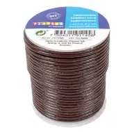 PlayBox: Șnur din piele, 22,5m x 2mm, culoare maro.