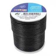 PlayBox: Șnur din piele, 22,5m x 2mm, culoare neagră.