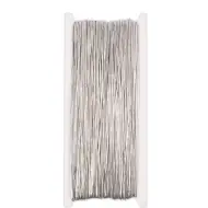 PlayBox: Șnur elastic argintiu de 50 de metri cu grosimea de 1mm.