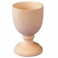 PlayBox: Suport de ou din lemn natural decorabil, cupe de 6,5 cm, pachet de 20 bucăți.