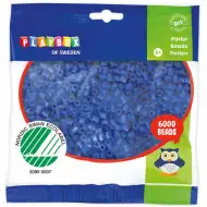 PlayBox: mărgele MIDI albastre de 5mm, termoadezive, pachet de 6000 bucăți