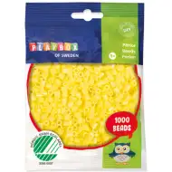 PlayBox: mărgele MIDI de călcat, de 5 mm, 1000 bucăți, în culoare galben pastel