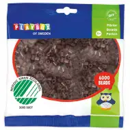 PlayBox: mărgele MIDI de călcat, maro, de 5 mm, pachet de 6000 bucăți