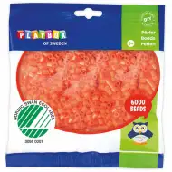 PlayBox: mărgele de călcat MIDI de 5mm, portocalii, pachet de 6000 bucăți.