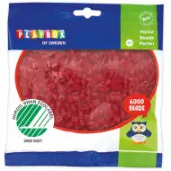 PlayBox: mărgele de călcat MIDI de 5mm, roșu închis, pachet de 6000 bucăți.